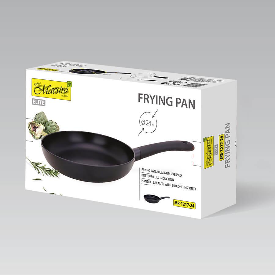 Сковорода с антипригарным покрытием Maestro 24 см (MR-1217-24) - фото 3 Сковорода с антипригарным покрытием Maestro 24 см (MR-1217-24) - фото 3