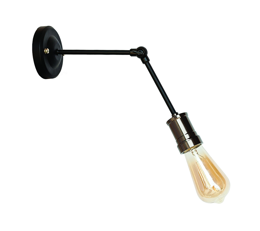 Бра Levistella Lofty с патроном AMP20 Черный хром (1963530729)