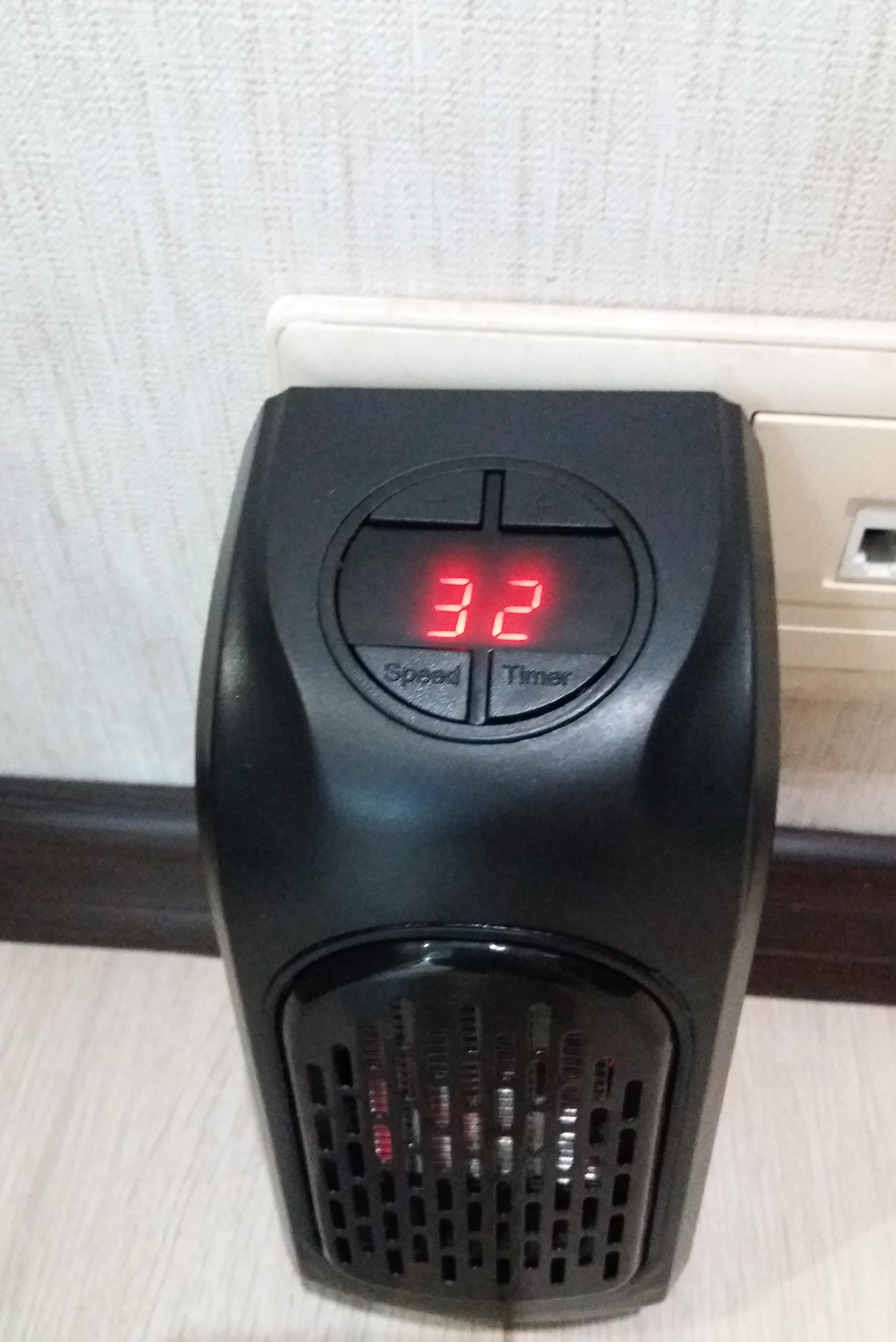 Тепловентилятор портативний Handy Heater NFJ-03 c таймером дисплеєм 400 Вт - фото 6