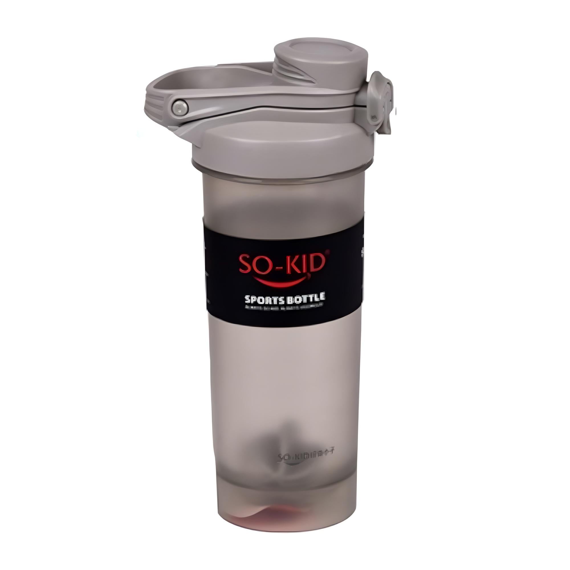 Шейкер спортивный SO-KID R30231 700 мл пластиковый с мешалкой Серый (630663)