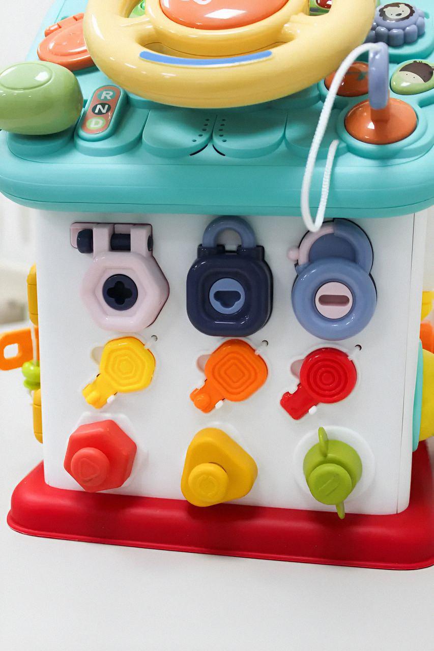 Бизиборд-домик WToys 62638 с озвучкой на украинском языке - фото 3