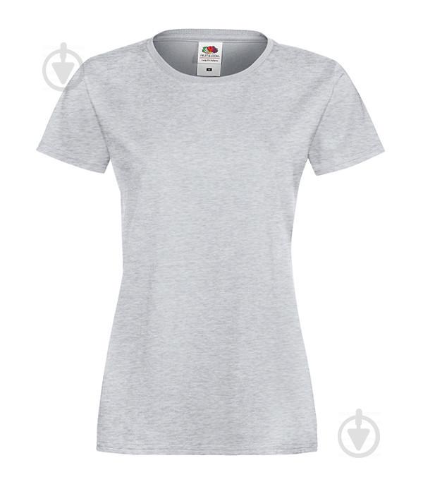 Футболка Fruit of the Loom Sofspun XL Серо-лиловый (061414094XL)