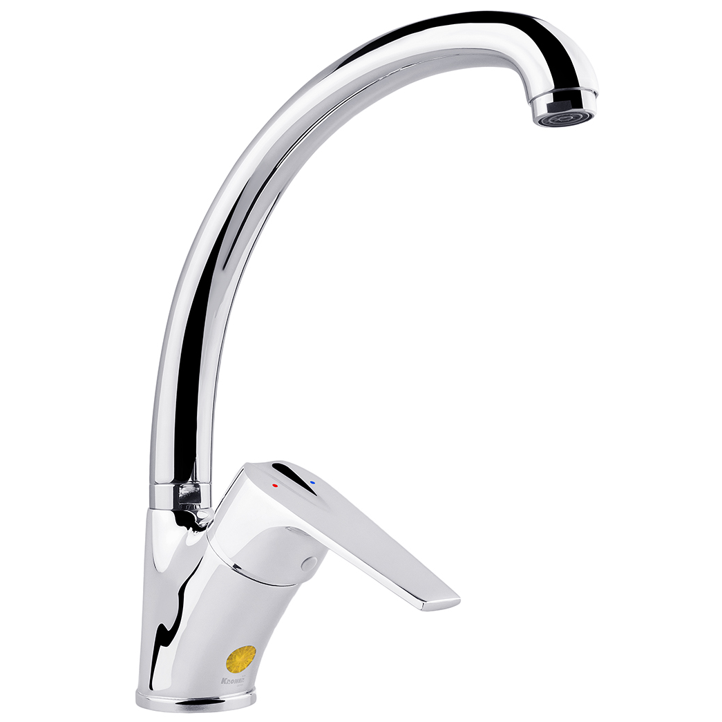 Смеситель для кухни KRONER Odra-C034 CV021180 однорычажный Хром (147638)