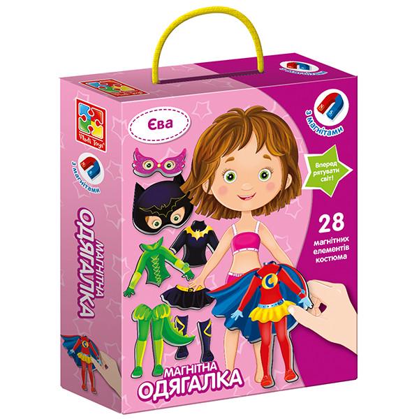 Гра-одягалка магнітна Vladi Toys Єва (VT3702-08) Гра-одягалка магнітна Vladi Toys Єва (VT3702-08)