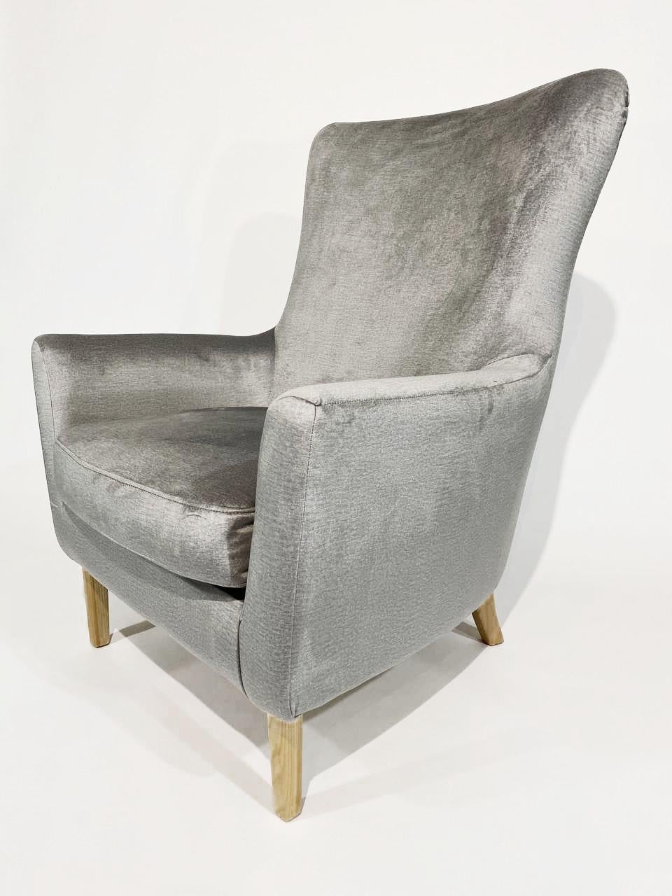 Кресло мягкое PidVushko Bina Classic Серый (4000-01)