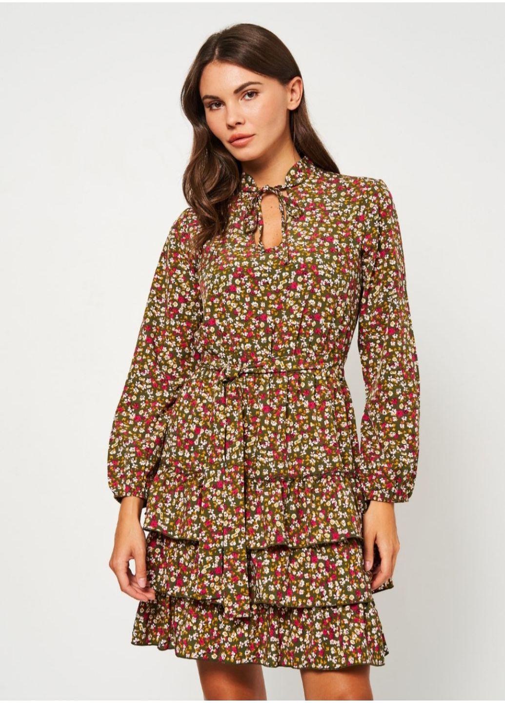 Платье женское с поясом в комплекте Anastasimo XS-S Зеленый (526 зеленый XS-S) - фото 3 Платье женское с поясом в комплекте Anastasimo XS-S Зеленый (526 зеленый XS-S) - фото 3