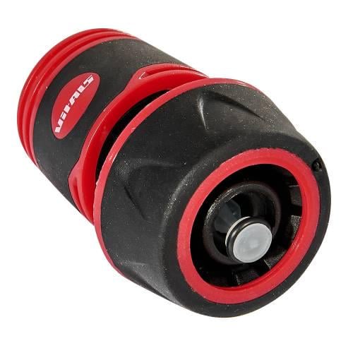 Коннектор Vitals Master с аквастопом 1/2" для шланга 3/4" (000191539) Коннектор Vitals Master с аквастопом 1/2" для шланга 3/4" (000191539)