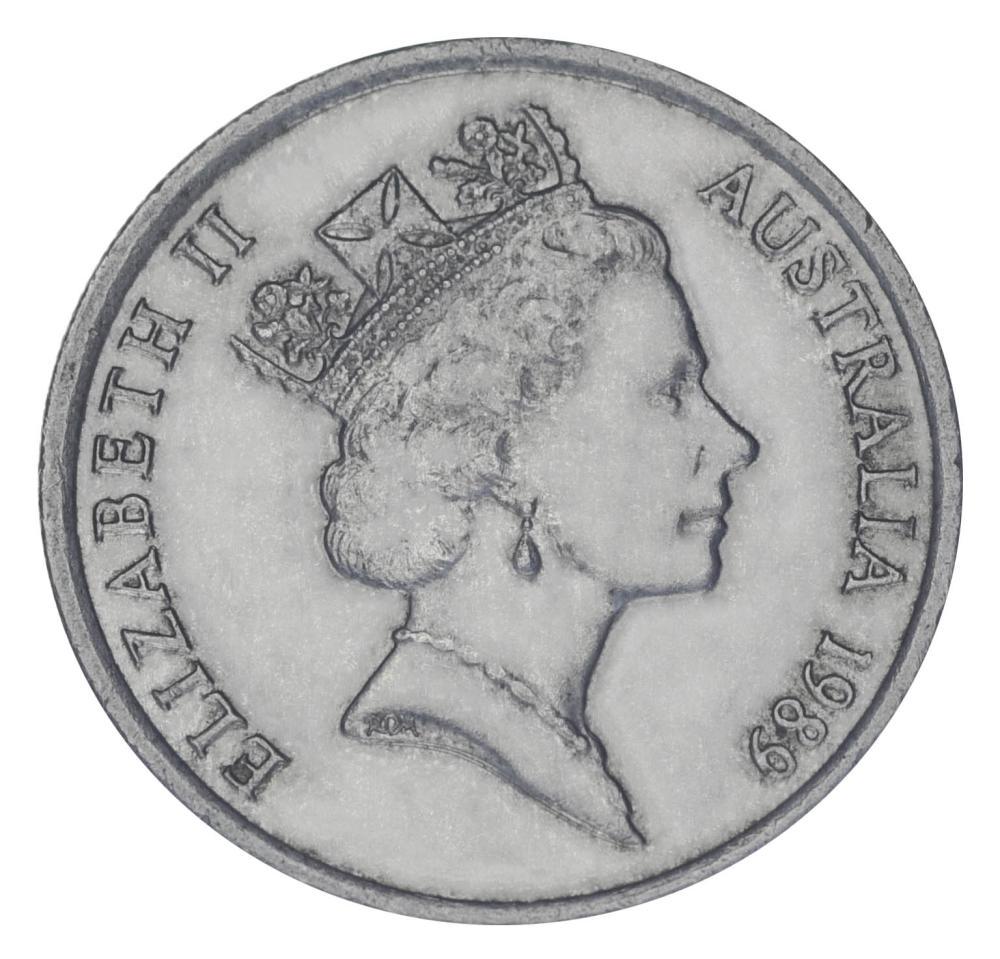 Коллекционная монета Австралия 10 центов 1989 F-VF (М20312)