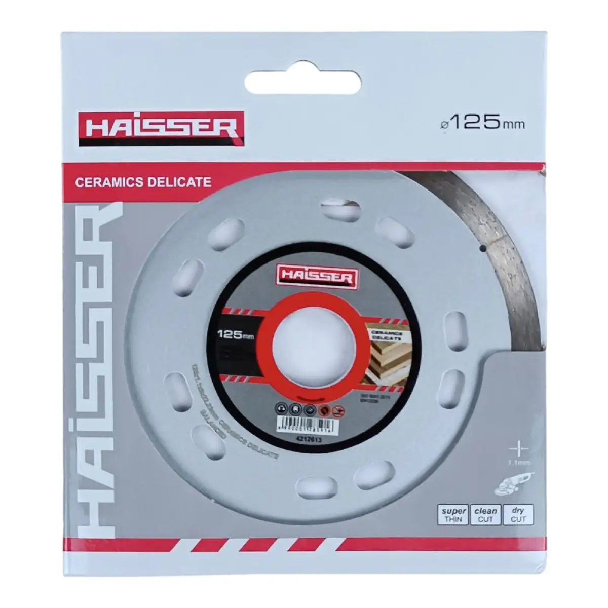 Коло алмазне Ceramics Delicate Haisser для різання настінної плитки керамограніту мармуру 125 мм (4212613)