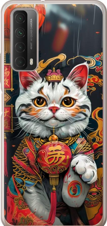 Чехол на Huawei P Smart 2021 China Cat v2 (6135u-2100-42517) Чехол на Huawei P Smart 2021 China Cat v2 (6135u-2100-42517)