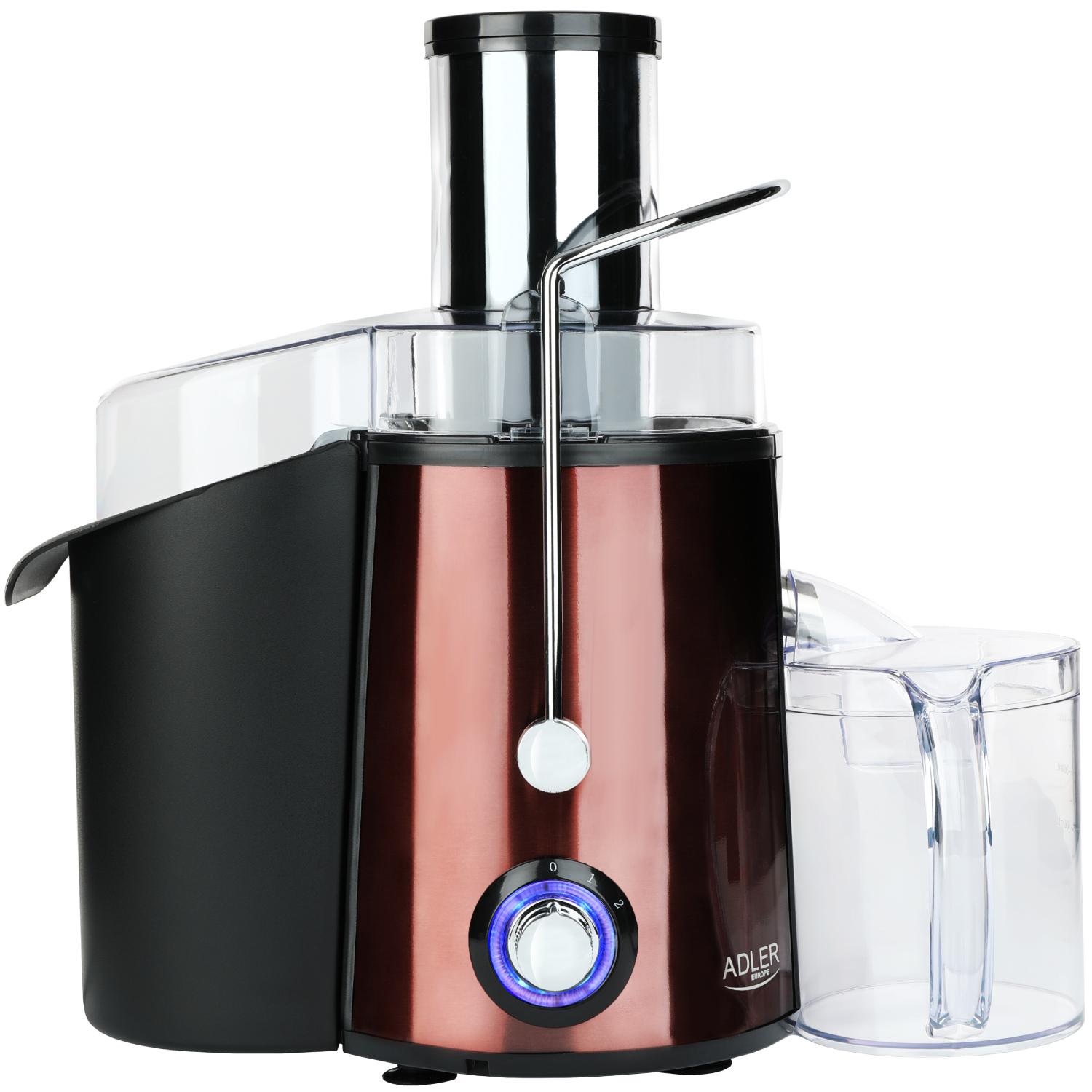 Соковыжималка Adler AD 4129 1000W контейнер для сока 1000 мл с контейнером для мякоти 2000 мл Cooper (AD4129) - фото 2