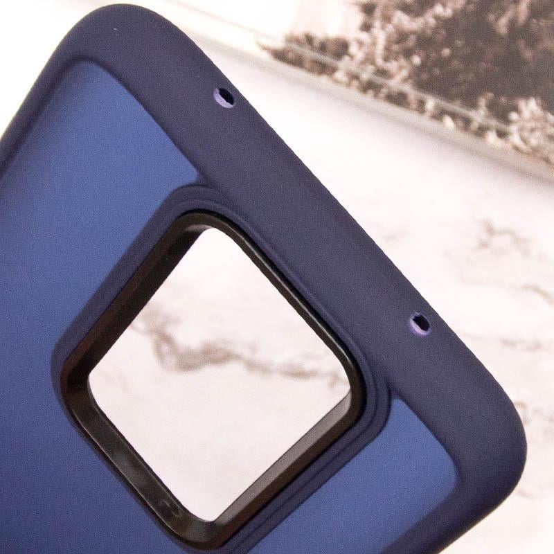 Противоударный Чехол TPU+PC Lyon Frosted для Xiaomi Redmi Note 8 Pro Navy Blue - фото 5