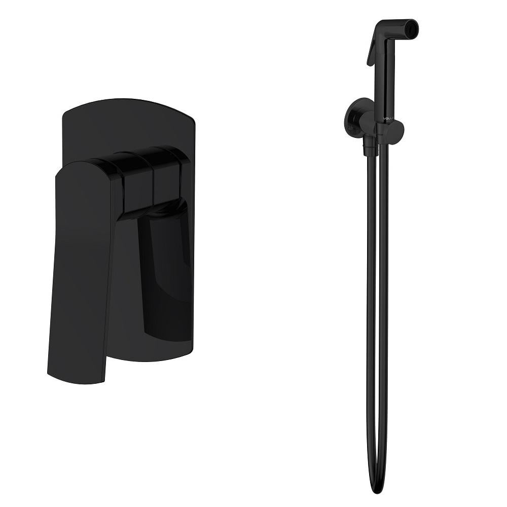Смеситель для гигиенического душа VOLLE SOLO скрыт SET20240411 Черный (227282)