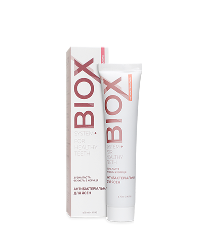 Зубная паста натуральная антибактериальная Biox Фенхель и Корица 75 мл (1839054072)