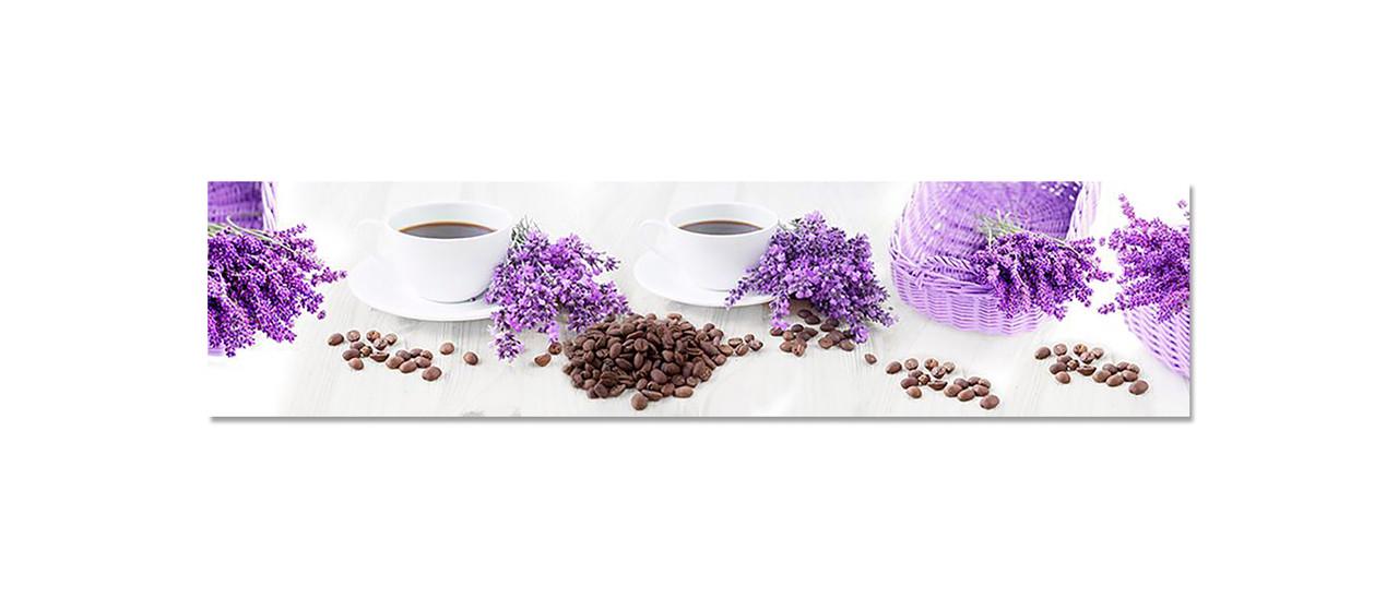 Наклейка виниловая на кухню Zatarga Кофе и лаванда 600х2500 мм (1250370406) Наклейка виниловая на кухню Zatarga Кофе и лаванда 600х2500 мм (1250370406)