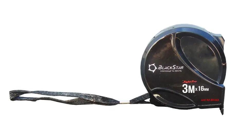 Рулетка BlackStar Night-PRO 5 м 19 мм (40-80195)