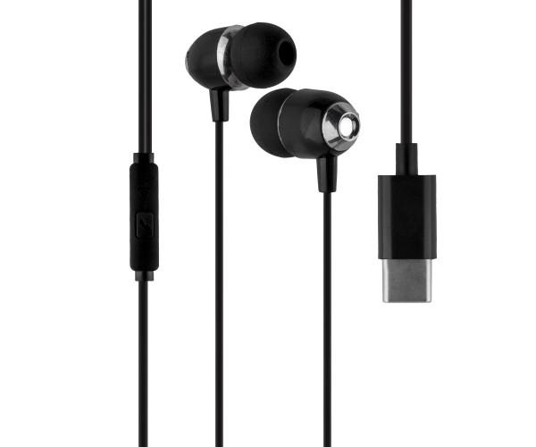 Наушники проводные с микрофоном XO EP25 Type-C Black