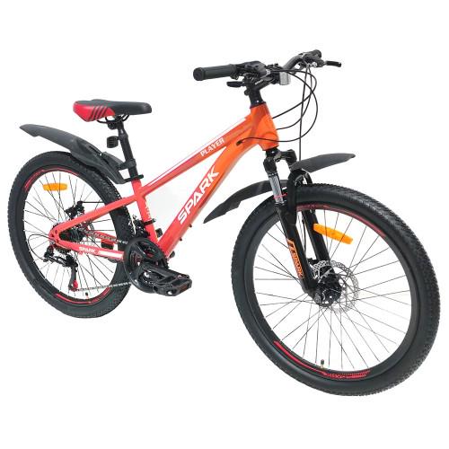 Велосипед Spark PLAYER колеса 24"/сталева рама 11" Помаранчево-рожевий (26351978) - фото 2 Велосипед Spark PLAYER колеса 24"/сталева рама 11" Помаранчево-рожевий (26351978) - фото 2