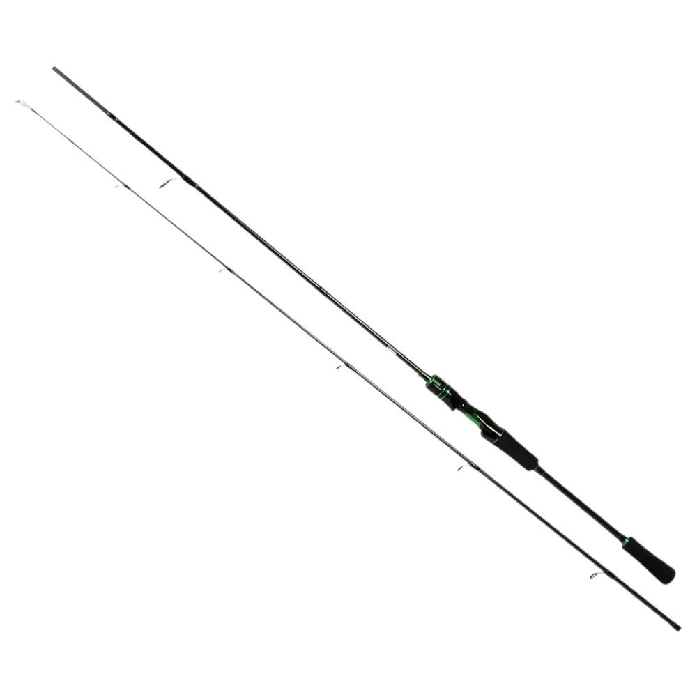 Спиннинг Sam's Fish Naja для хищной рыбы 2.1 м 2–22 г штекерный 2-секционный с чехлом Черный/Зеленый(SF24369-2.1)