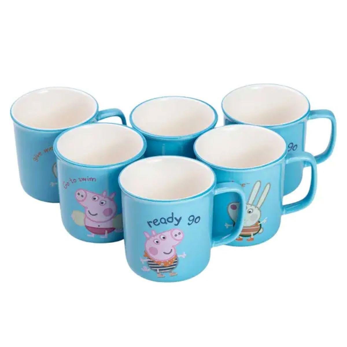 Набор из 6 чашек Peppa Pig 150 мл Синий (HP-15-17-1)