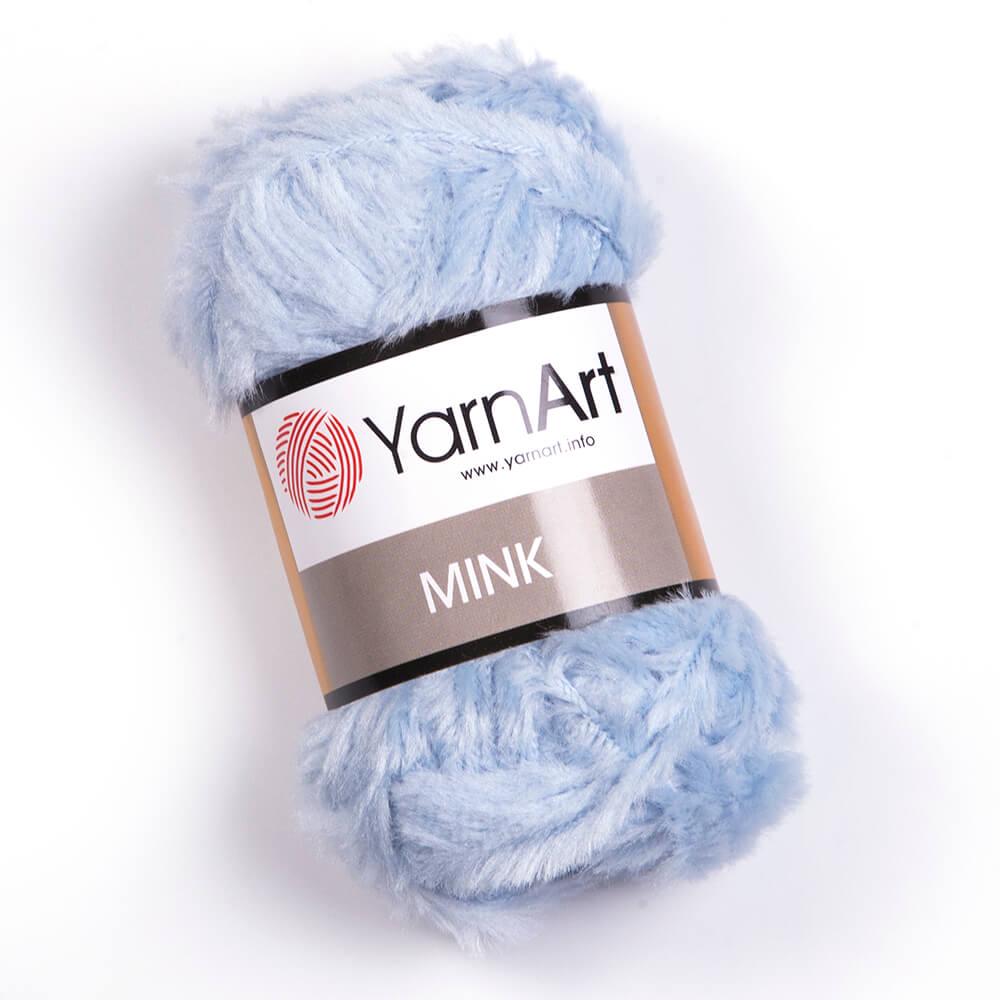 Пряжа YarnArt Mink 351 голубой (2564) Пряжа YarnArt Mink 351 голубой (2564)