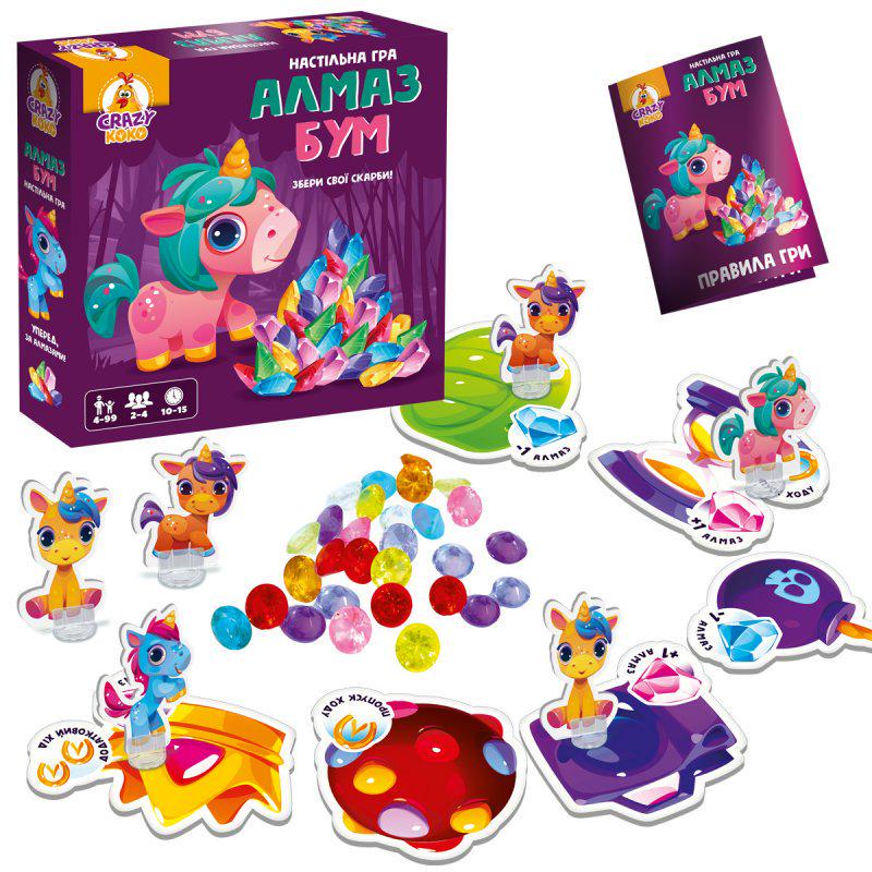 Настільна гра Vladi Toys маршрутна Алмаз бум єдиноріжки (MTT-179559)