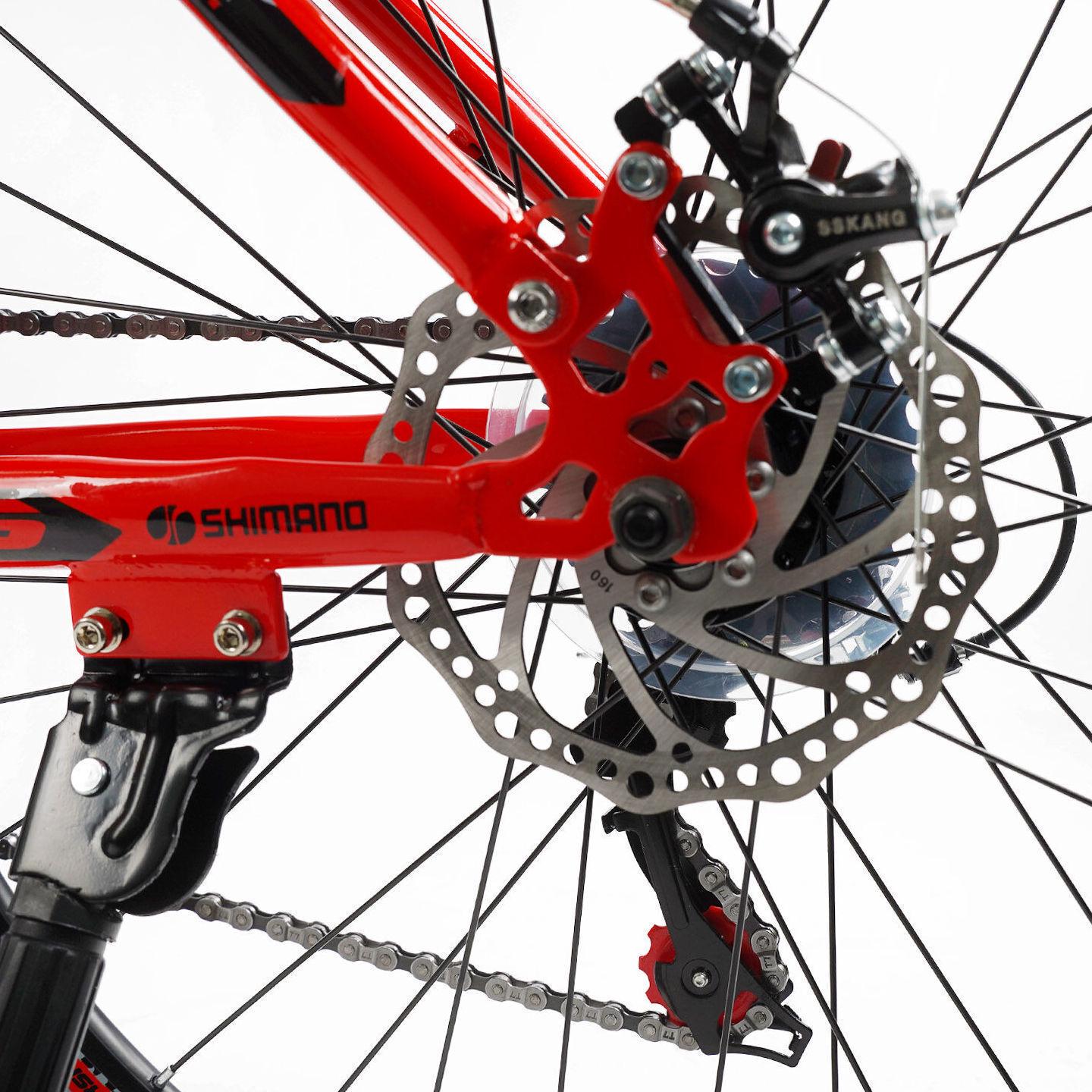 Велосипед горный двухподвесной Corso Rend 26"/15" Черно-красный (799510613) - фото 6 Велосипед горный двухподвесной Corso Rend 26"/15" Черно-красный (799510613) - фото 6