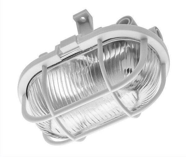 Светильник накладной GTV SANGUESA для LED-ламп Е27 с защитной пластиковой сеткой 40 В (27568246)