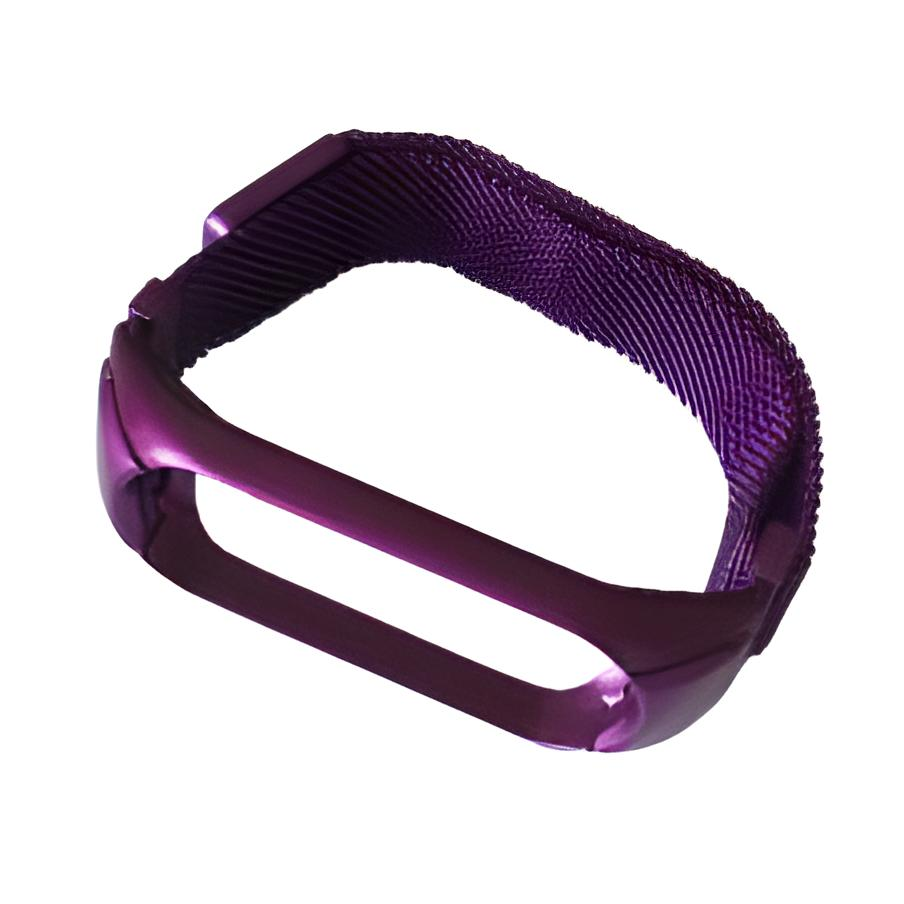 Ремешок для фитнес браслета Xiaomi Mi Band 3 4 Milanese Loop Purple