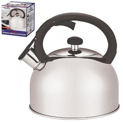 Чайник SS одинарне дно 2 л (20585) - фото 1 Чайник SS одинарне дно 2 л (20585) - фото 1