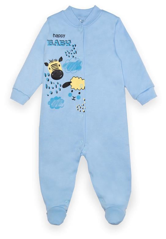 Комбінезон дитячий бавовняний для хлопчика Gabbi KB-22-2-23 74 см Блакитний (13305)