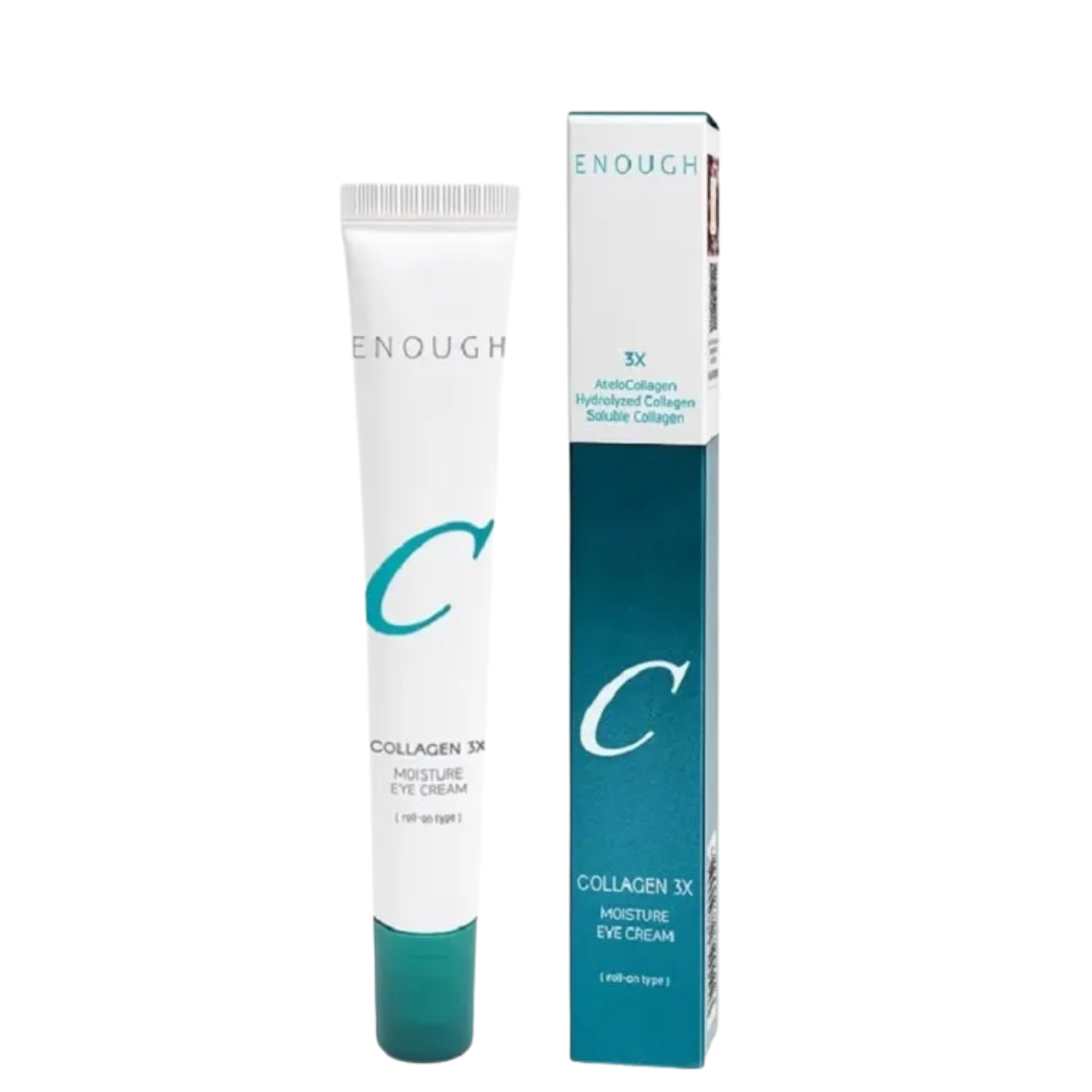 Крем под глаза антивозрастной Enough Collagen 3X с роликовым аппликатором 20 мл
