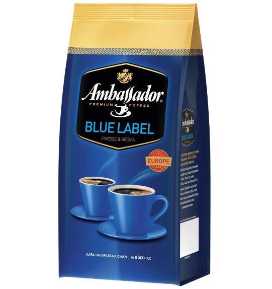 Кава в зернах Ambassador Blue Label 100% арабіка 1 кг