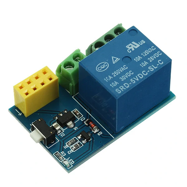 Модуль реле 1-канальний 5 В для ESP8266 ESP-01S - фото 1