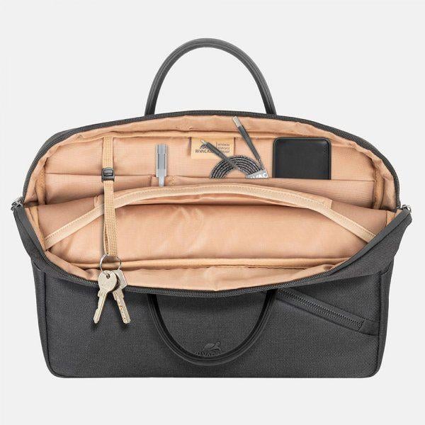 Сумка для ноутбука RivaCase 8124 Clark ECO 15" Black (1570830) - фото 25 Сумка для ноутбука RivaCase 8124 Clark ECO 15" Black (1570830) - фото 25