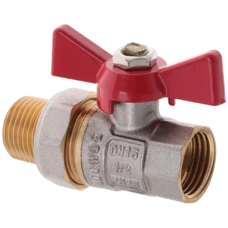 Кран кульовий з американкою WaterPro 1/2" прямий (WP0151)