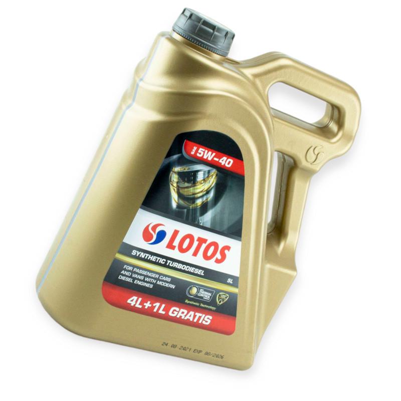 Масло моторное Lotos 5W-40 Synthetic TURBODIESEL SN/CF/С3 5 л (2684193130)