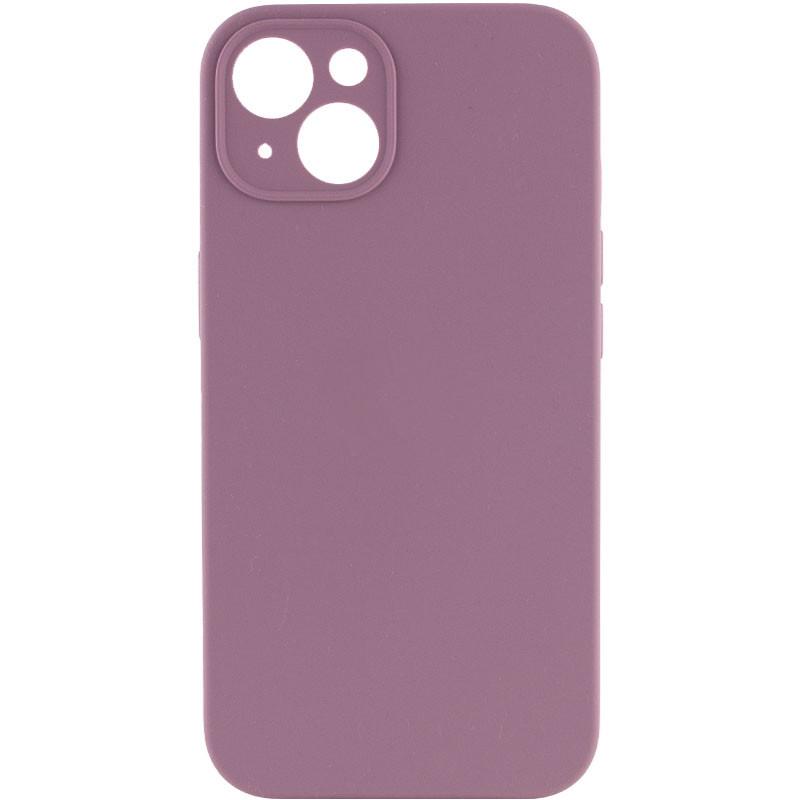 Противоударный чехол Silicone Case Full Camera Protective (AA) NL для Apple iPhone 13 (6.1") Лиловый / Lilac Pride