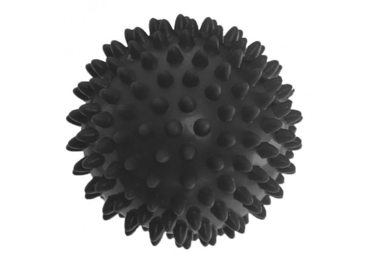 Масажний м'ячик EasyFit PVC жорсткий 9 см Чорний (EF-1064-B) Масажний м'ячик EasyFit PVC жорсткий 9 см Чорний (EF-1064-B)
