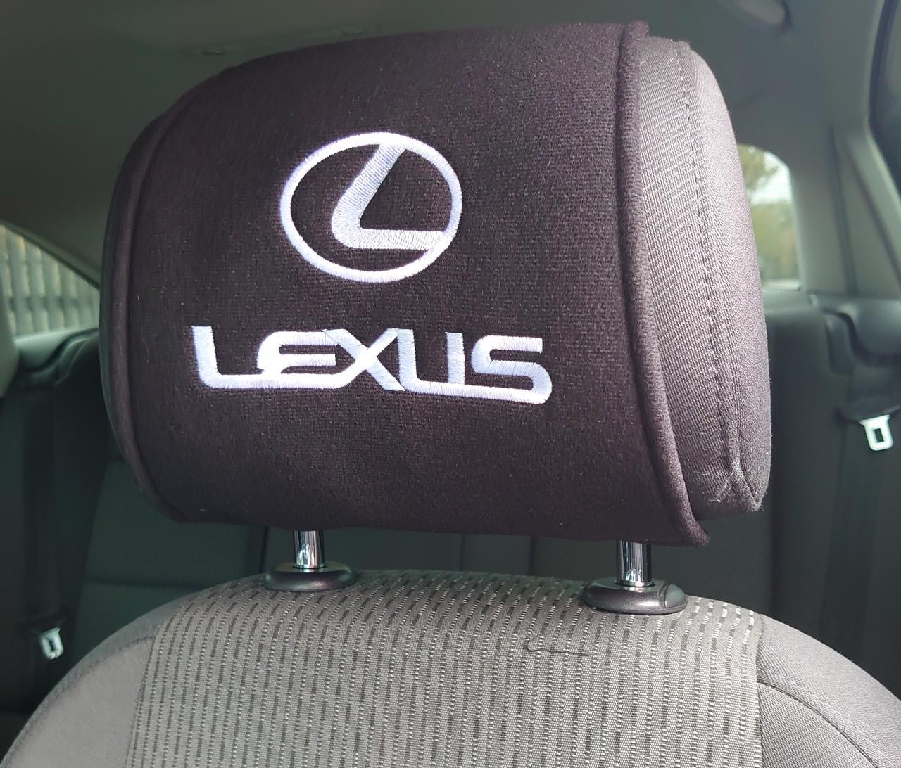 Чохол на підголовник с логотипом Lexus 2 шт. (2190170283)