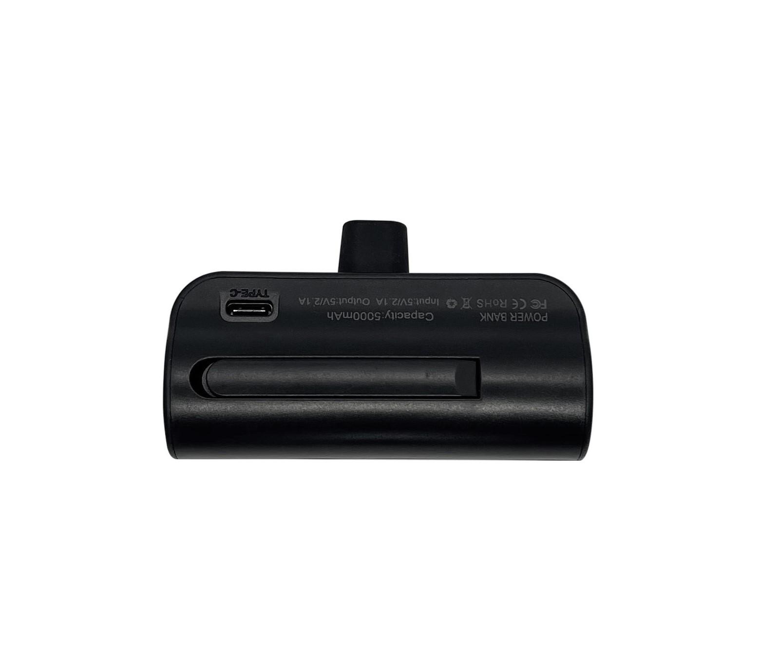 Повербанк XON PowerBank MiniCharge USB Type-C 5000 mAh Чорний (DC5CE 6778) - фото 5 Повербанк XON PowerBank MiniCharge USB Type-C 5000 mAh Чорний (DC5CE 6778) - фото 5