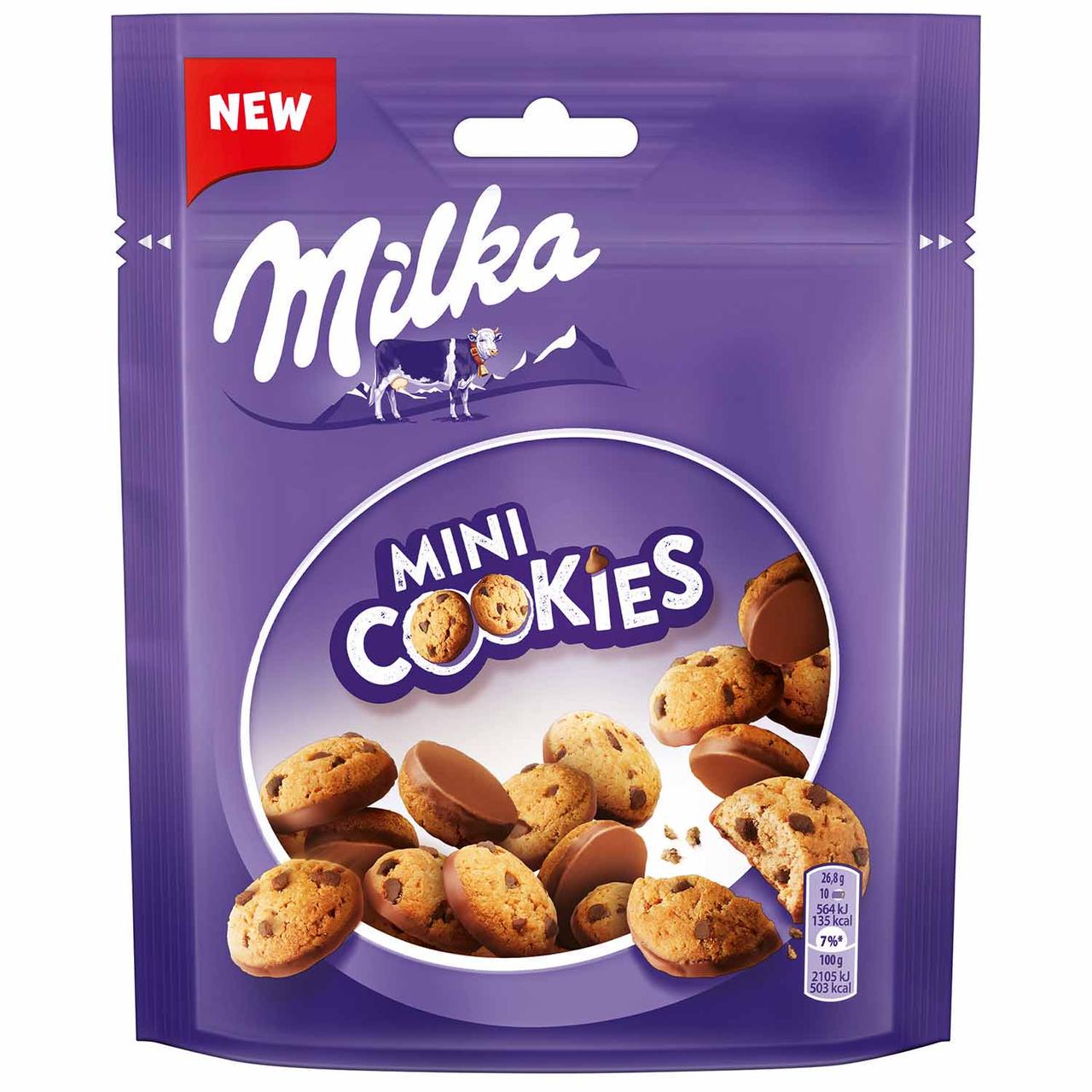 Печенье с шоколадом Milka Mini Cookies 110 г (1374074037)
