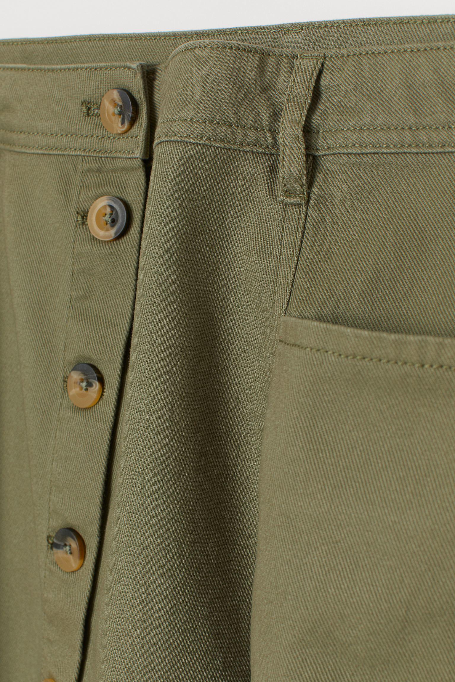 Юбка H&M р. 48 Хаки (780221002b39) - фото 2