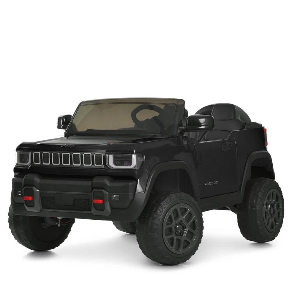 Детский двухместный электромобиль джип Jeep Bambi JJ2500EBLR-2 24V Черный (1876942093)