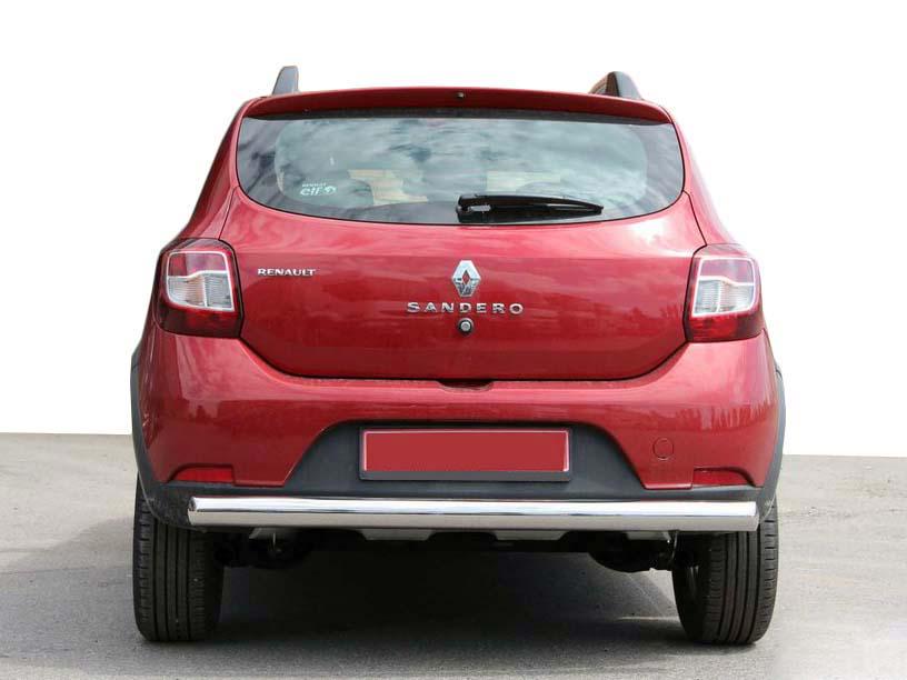 Задняя дуга AK002 CAN для Renault Sandero 2013-2022 гг. нержавеющая сталь Хром