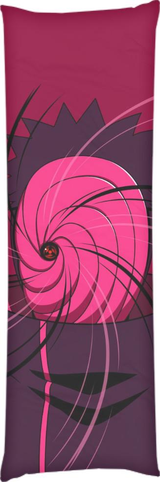 Подушка дакимакура Uchiha Obito 4 40x100 см (13545523)