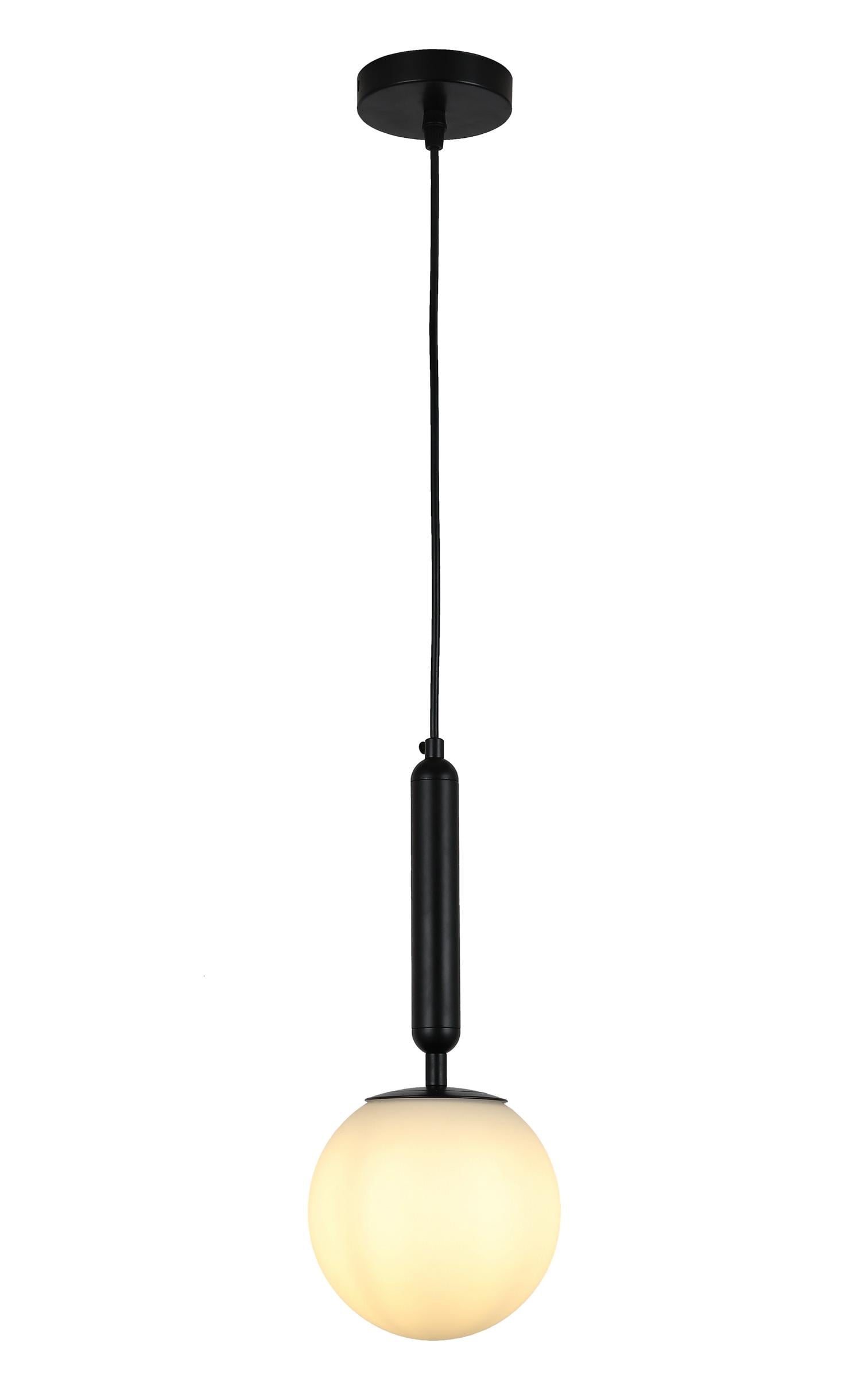 Светильник подвесной шар Levistella 752103-1 3515 BK/WH плафон белый Черный Светильник подвесной шар Levistella 752103-1 3515 BK/WH плафон белый Черный