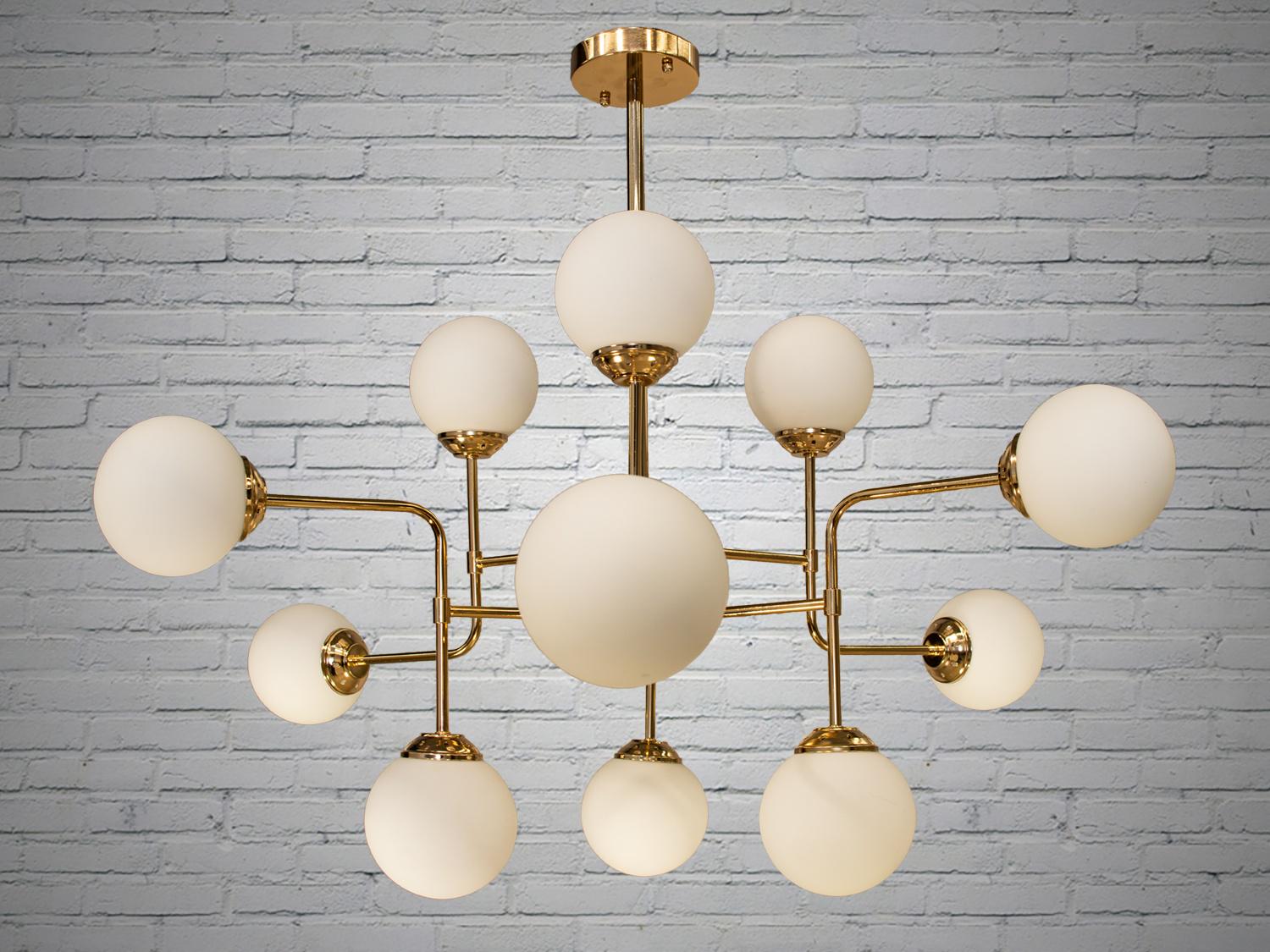 Люстра в стиле Loft Молекула на 16 ламп (81636/16G)