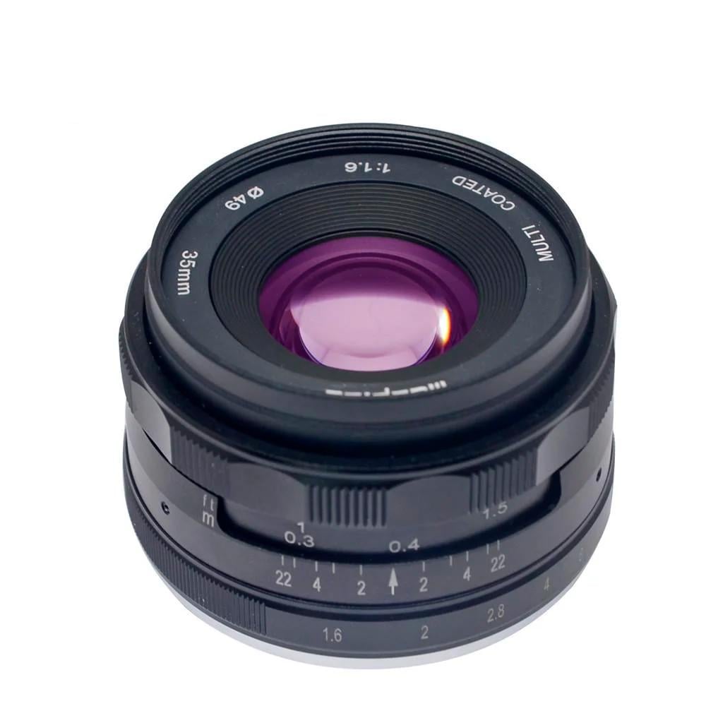 Объектив Mcoplus f/1,6 MC для Panasonic Olympus Micro 4/3 mount D 35 мм (837833159)