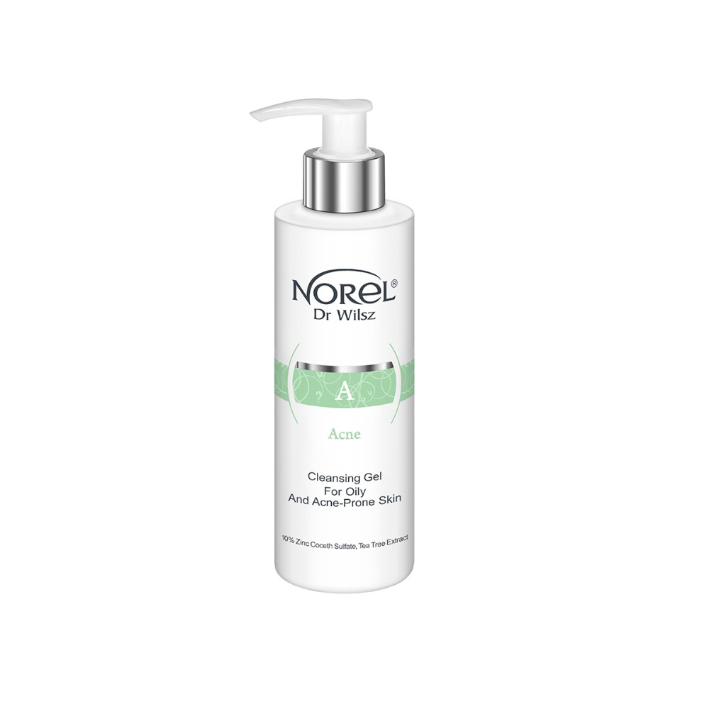 Гель для вмивання від прищів антибактеріальний Norel Acne Cleansing Gel For Oily And Acne-Prone Skin 200 мл (0156)